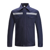 Uniforme de lucru cu mânecă lungă Jachetă de lucru bleumarin Îmbrăcăminte de lucru Mecanic