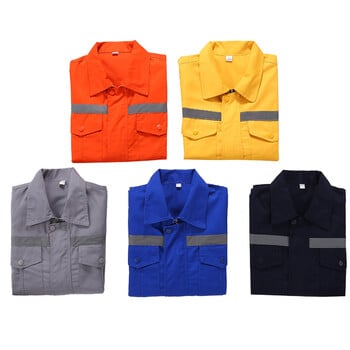 Μακρυμάνικη Στολές Εργασίας Top Work Jacket Navy Blue Work wear Mechanic