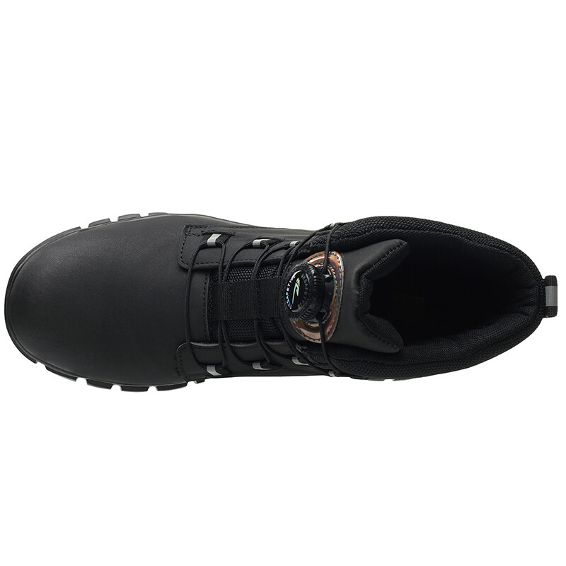 Въртящ се бутон Мъжки защитни обувки Външни защитни маратонки Стоманена капачка на пръстите Работни обувки против разбиване Неразрушими защитни ботуши