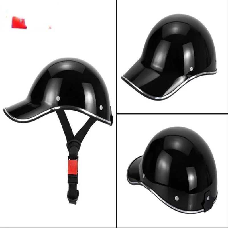 Akumuliatorinis automobilio motociklas, pusiau šalmas, dviračių važiavimas vasarą saugaus vėjo nepraleidžiantis lauko neutralus paprasto dizaino dviratis