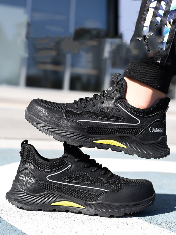 Suvised hingavad töökaitsejalatsid Meeste naiste hävimatud torkekindlad turvasaapad Töökaitsetossud