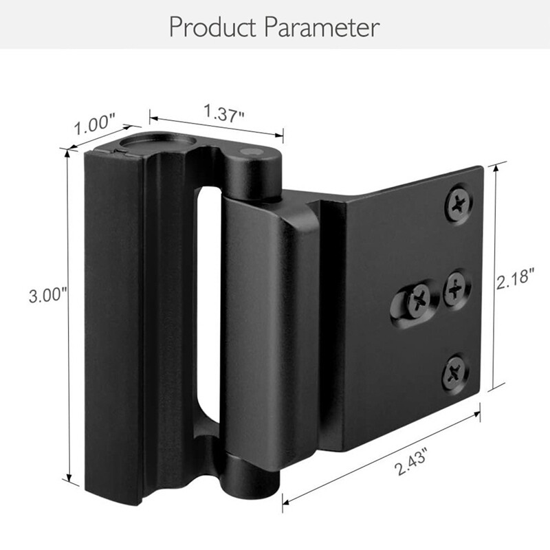 Namų apsaugos durų užraktas Namų sutvirtinimo durų užrakto įtaiso užraktas Vaikams atsparus durų sutvirtinimo spyna