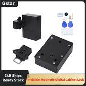 Nähtamatu magnetiline digitaalne kapi lukk Rfid plastikust ohutus Nutikas sahtel varjatud lukk Nutikas lukk pühkimiskaardi lukk