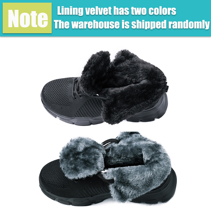 Cizme de iarnă pentru bărbați pantofi de lucru calduri de pluș Cizme de siguranță cu vârf de oțel cizme de lucru indestructibile anti-punctură bărbați femei pantofi de siguranță