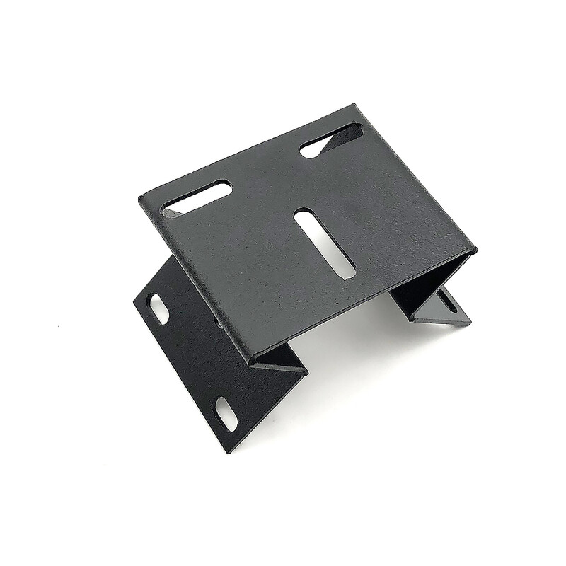 Черно бяла метална CCTV камера за видеонаблюдение Монтажна скоба Вертикална стена Ъгъл Прав ъгъл Плоча Поддържащ държач Кран