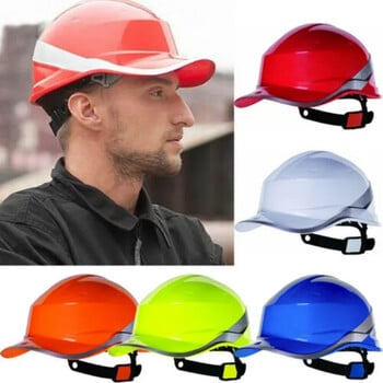 Σκληρό καπέλο Diamond V Κράνος ασφαλείας High Hi Vis Μπέιζμπολ αναστρέψιμο αυτοκόλλητο καπέλο Προστασία ασφαλείας Κατασκευή σκληρό καπέλο καπέλο