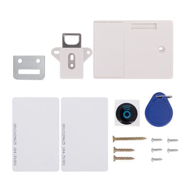 Încuietoare invizibilă fără găurire a dulapului – Încuietoare electronică inteligentă cu senzor pentru dulapuri și dulapuri