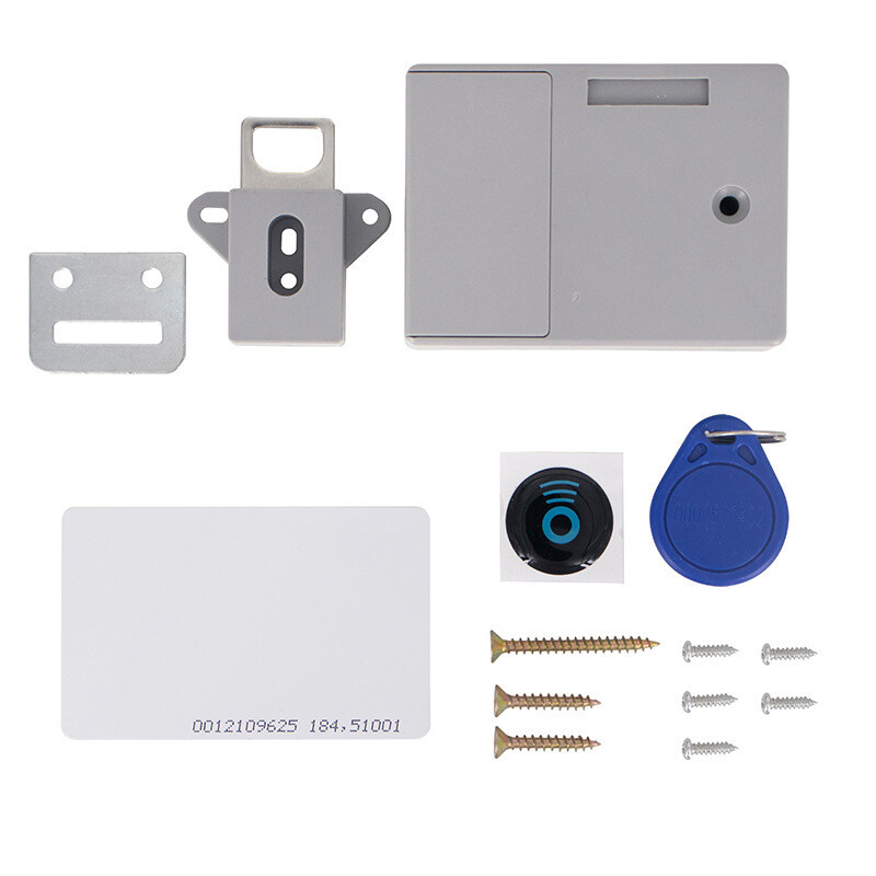 Încuietoare invizibilă fără găurire a dulapului – Încuietoare electronică inteligentă cu senzor pentru dulapuri și dulapuri