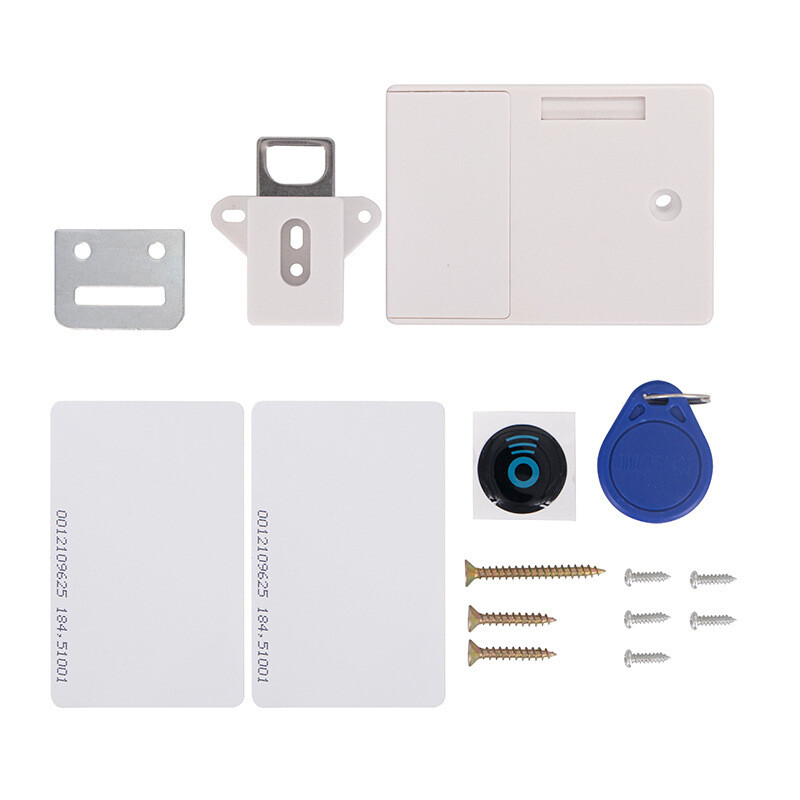 Încuietoare invizibilă fără găurire a dulapului – Încuietoare electronică inteligentă cu senzor pentru dulapuri și dulapuri