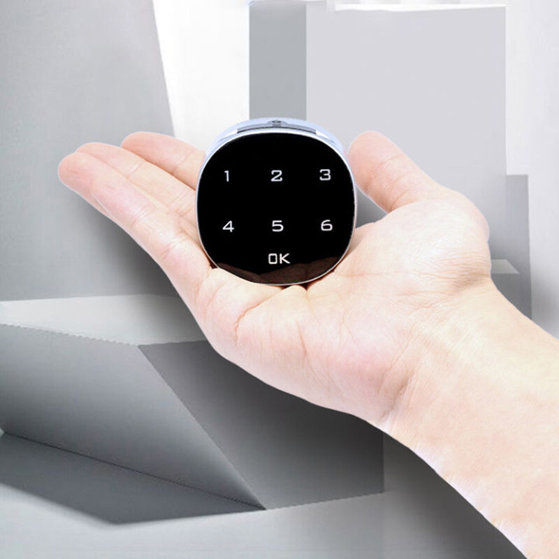 Skārienekrāna digitālā viedā elektroniskā parole DoorLock drošība Pretaizdzīšanas koka skapja tastatūras atvilktne Biroja fails