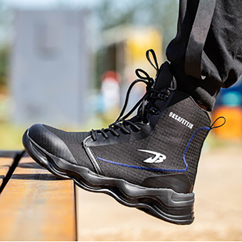 2024 Работни маратонки Обувки със стоманени пръсти Мъжки предпазни обувки Устойчиви на пробиване Работни обувки Ботуши Модни неразрушими обувки Сигурност