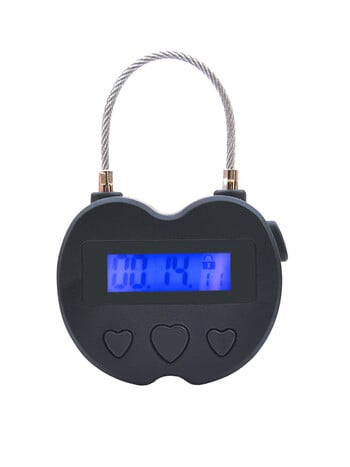 Smart Time Lock LCD Display Time Lock Πολυλειτουργικός ηλεκτρονικός χρονοδιακόπτης ταξιδιού, αδιάβροχο επαναφορτιζόμενο προσωρινό λουκέτο με χρονοδιακόπτη USB