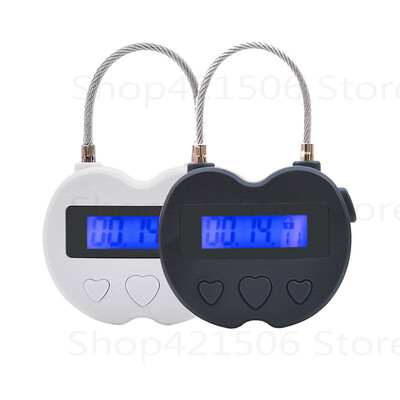 „Smart Time Lock“ LCD ekranas „Time Lock“ daugiafunkcis kelioninis elektroninis laikmatis, vandeniui atspari USB įkraunama laikina laikmačio pakabinama spyna