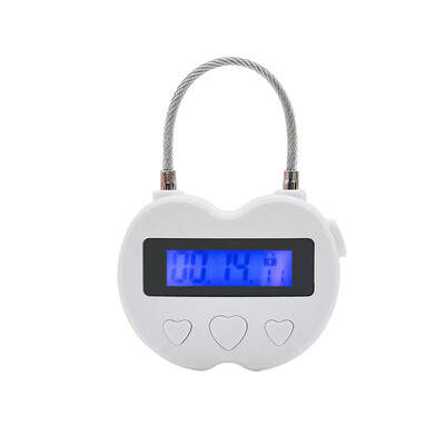 Smart Time Lock LCD displejs Time Lock daudzfunkciju ceļojumu elektroniskais taimeris, ūdensizturīgs USB uzlādējams pagaidu taimera piekaramā slēdzene