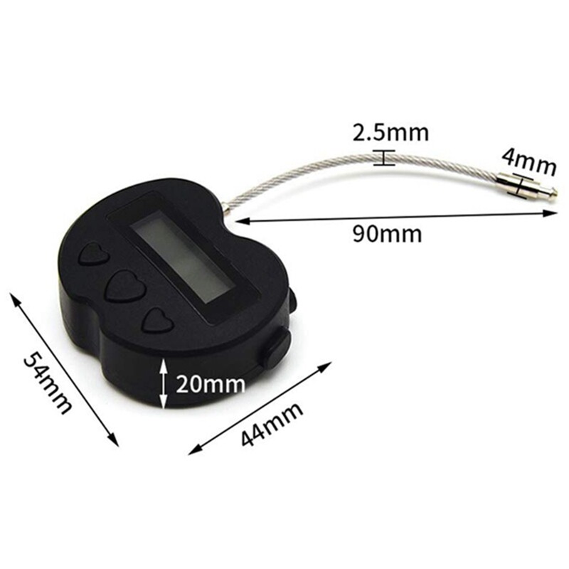 Smart Time Lock LCD displejs Time Lock daudzfunkciju ceļojumu elektroniskais taimeris, ūdensizturīgs USB uzlādējams pagaidu taimera piekaramā slēdzene