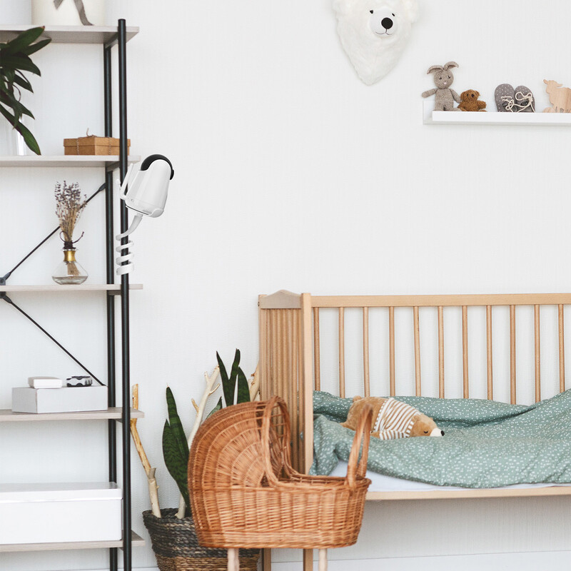 Kūdikių monitoriaus laikiklis, skirtas VAVA Baby Monitor 720P kūdikių monitoriaus kūdikių lopšio laikikliui be įrankių ar sienos pažeidimų