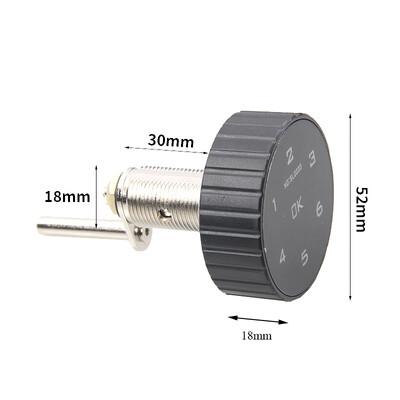 Pametna dodirna tipkovnica s digitalnom šifrom za zaključavanje ladice ormarića Ugrađena litijeva baterija