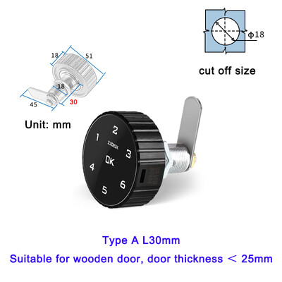 Pametna dodirna tipkovnica s digitalnom šifrom za zaključavanje ladice ormarića Ugrađena litijeva baterija