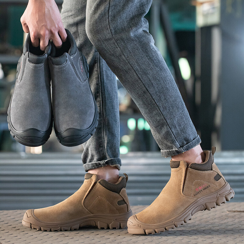 Zaštitne radne čizme otporne na probijanje, prozračne, sigurnosne cipele protiv uboda, muške cipele s čeličnim prstima, muške građevinske radne cipele, muške tenisice