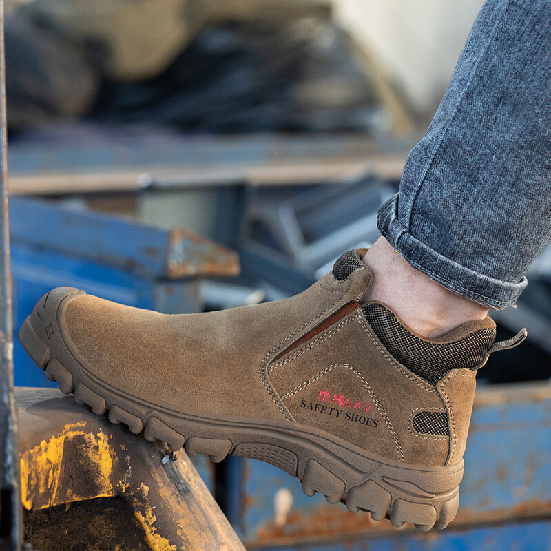 Zaštitne radne čizme otporne na probijanje, prozračne, sigurnosne cipele protiv uboda, muške cipele s čeličnim prstima, muške građevinske radne cipele, muške tenisice