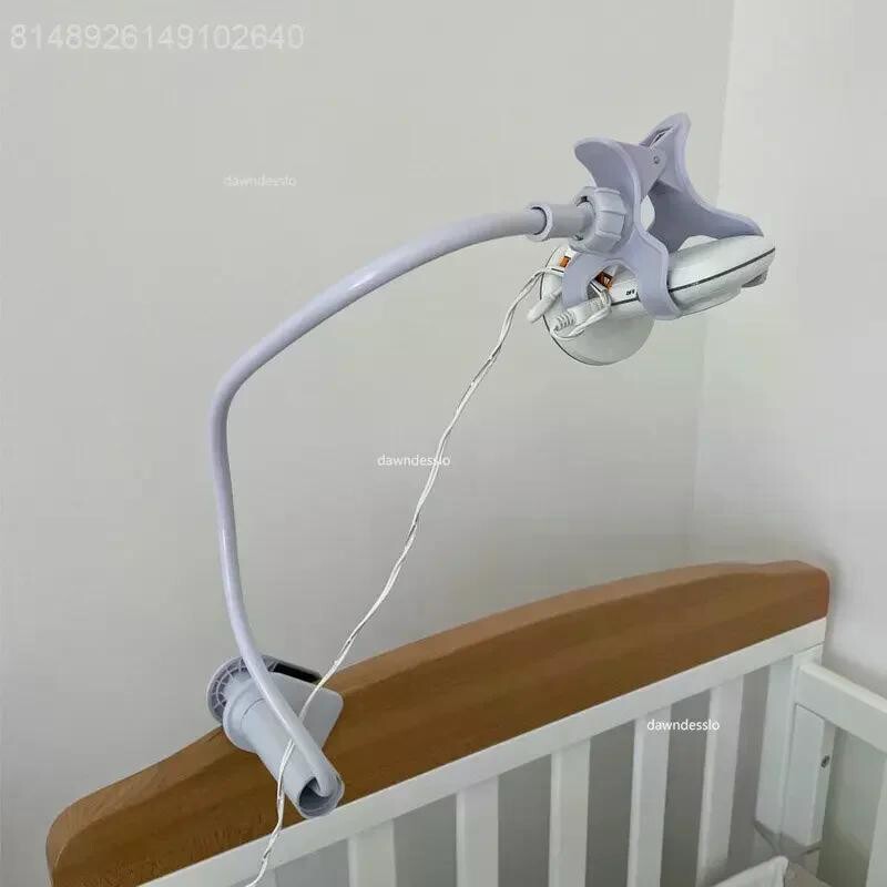 Jauns kameras turētāja statīvs mazuļa monitora stiprinājumam uz gultas šūpuļa Daudzfunkciju universāls regulējams garās rokas kronšteins