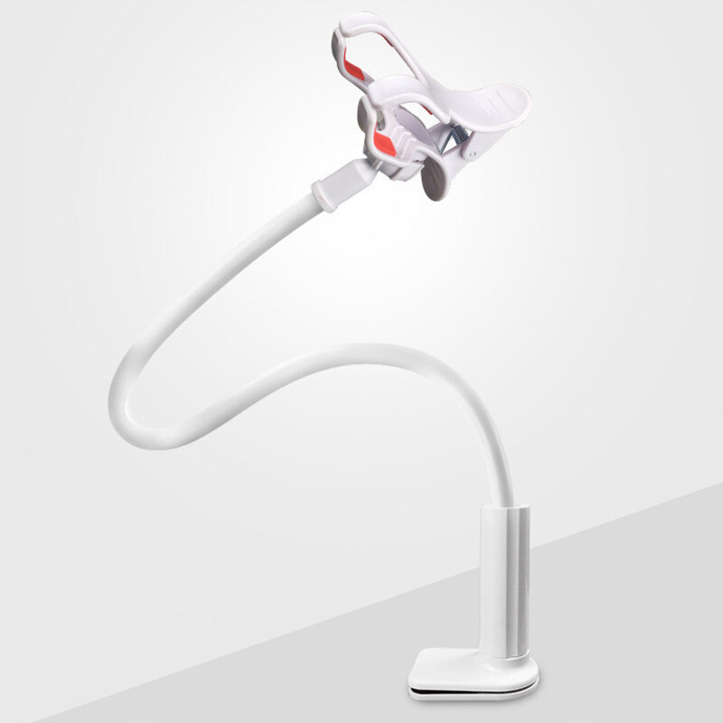 Универсален държач за мобилен телефон, преносим, гъвкав, регулируем на 360 градуса щипка, мързелив държач, домашно легло, монтажна скоба за настолен компютър Поддръжка