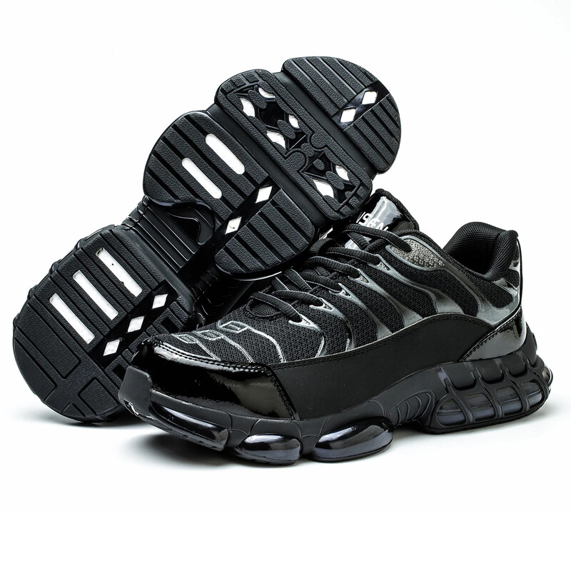 Uus fade Color Meeste terasest ninakork Tööjalatsid Torkekindlad Turvasaapad Katkematud Naiste Tossud Välisriided