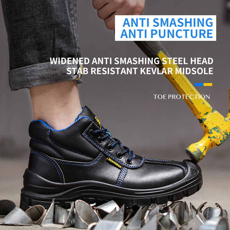 Zaštitne cipele Čizme Muška čelična kapa za rad Radna odjeća Besplatna dostava Industrijske čizme Muška zaštita za stopala Vodootporna