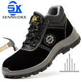 Bezpečnostná obuv Ľahké zimné topánky Pracovné oblečenie Priemyselné topánky Ochrana nôh Odolné voči nárazom Vodeodolné