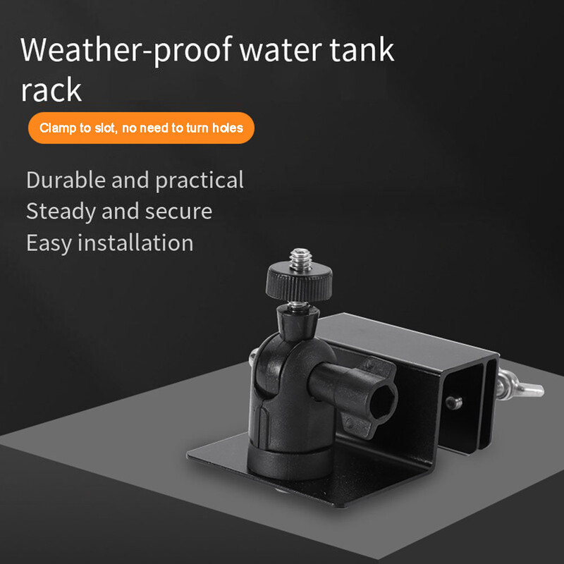 Специална скоба за наблюдение за дъждовен улей Устойчива на атмосферни влияния скоба за монтаж на улука с универсален винтов адаптер за охранителни камери
