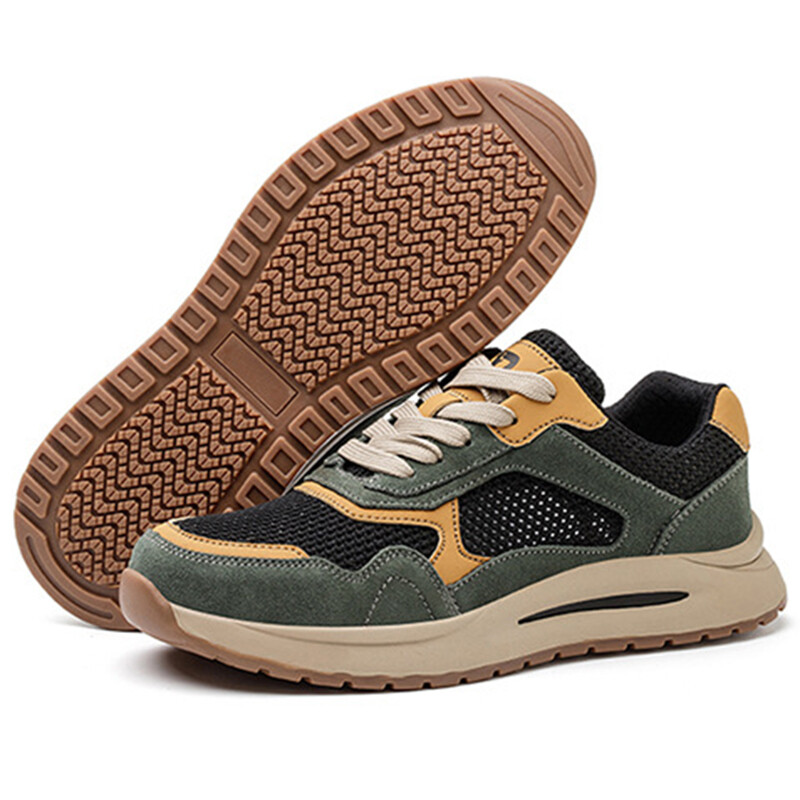 Turvajalatsid Meeste tööks Ohutussaapad Meeste tööjalatsid Katkumatu terasvarbaga turvasaapad Purunemisvastased kaitsvad poolsaapad