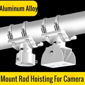 Suport de tavan de perete de ridicare a tijei de montare din aliaj de aluminiu pentru camera de supraveghere CCTV cu glonț de viteză, stâlp vertical suspendat pentru interior în aer liber