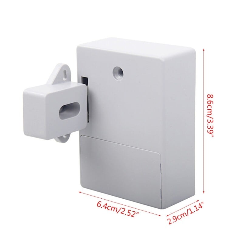 Nematomas spintelių užraktas Elektroninės spintelių spynos maisto/sandėliavimo spintelėms juodos/pilkos/baltos spynos