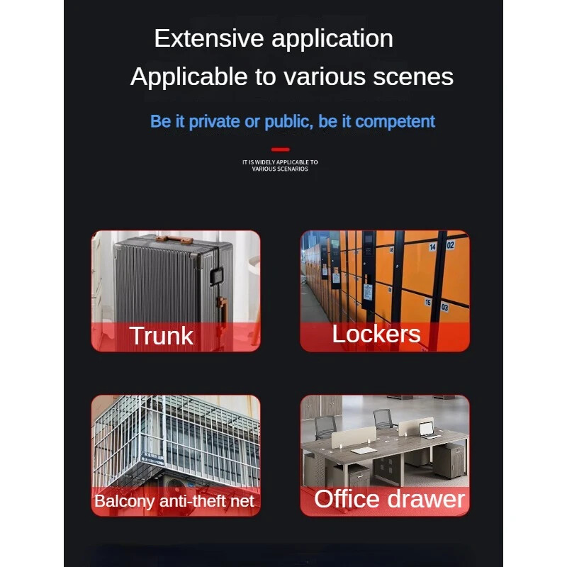 Intelligentne sõrmejälje tabalukk, välistingimustes vee- ja roostekindel tabalukk, intelligentne elektrooniline tabaluku pea