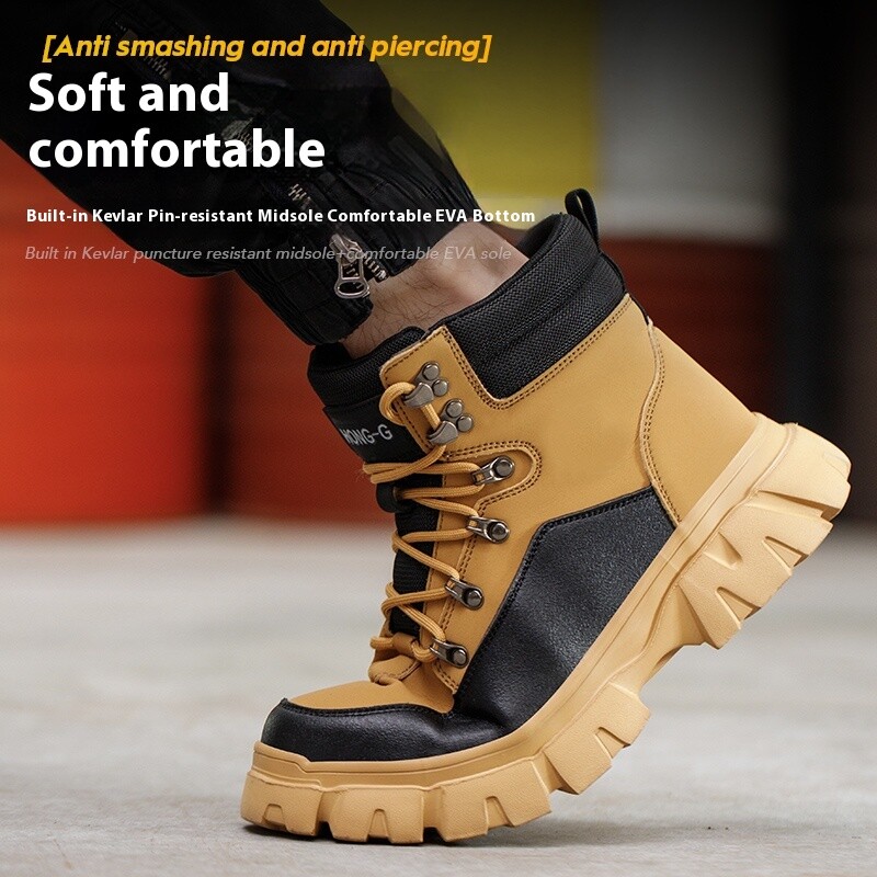 Darbo batai Nesunaikinami apsauginiai batai Vyriški Plieniniai batai Nepramušami sportbačiai Vyriška avalynė Batai Neslystantys darbo batai