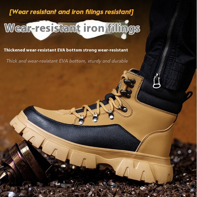 Darbo batai Nesunaikinami apsauginiai batai Vyriški Plieniniai batai Nepramušami sportbačiai Vyriška avalynė Batai Neslystantys darbo batai