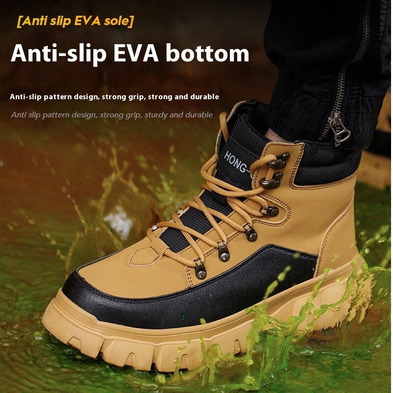 Darbo batai Nesunaikinami apsauginiai batai Vyriški Plieniniai batai Nepramušami sportbačiai Vyriška avalynė Batai Neslystantys darbo batai