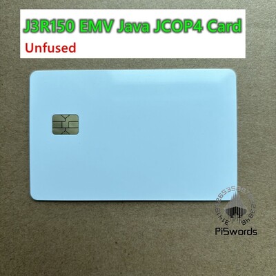 Nesusiliejusi JAVA kortelė JCOP4 J3R110 SECID / J3R150 EMV / J3R180 IC Connect Smart Card