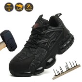 Eur Suurus TOP Kvaliteetne purunemisvastane meeste turvajalatsid Torkevastased tööjalatsid Meeste välisõhu hingavad turvajalatsid