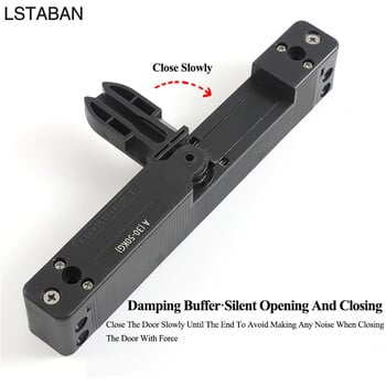 Damping Buffer Door Closer Swing Door Automatic Closing Mute Invisible Door Home Hydraulic Door Closing Silent Anti-pinch Buffer