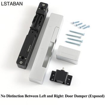 Damping Buffer Door Closer Swing Door Automatic Closing Mute Invisible Door Home Hydraulic Door Closing Silent Anti-pinch Buffer