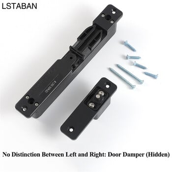 Damping Buffer Door Closer Swing Door Automatic Closing Mute Invisible Door Home Hydraulic Door Closing Silent Anti-pinch Buffer