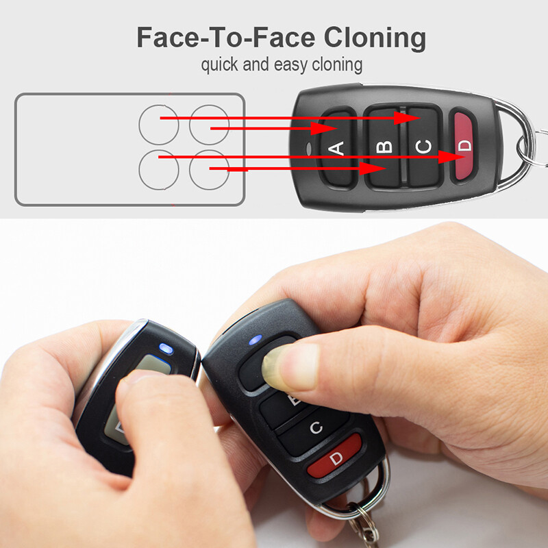 DTM Garage Gate Telecomand Door Opener Clone 433.92MHz Fixed Code