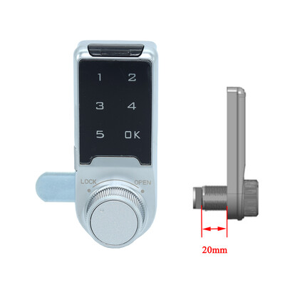 Cinka sakausējums Smart Mini Electric Touch Keypad Paroles numurs Kods Skapja atvilktņu pastkastes slēdzene