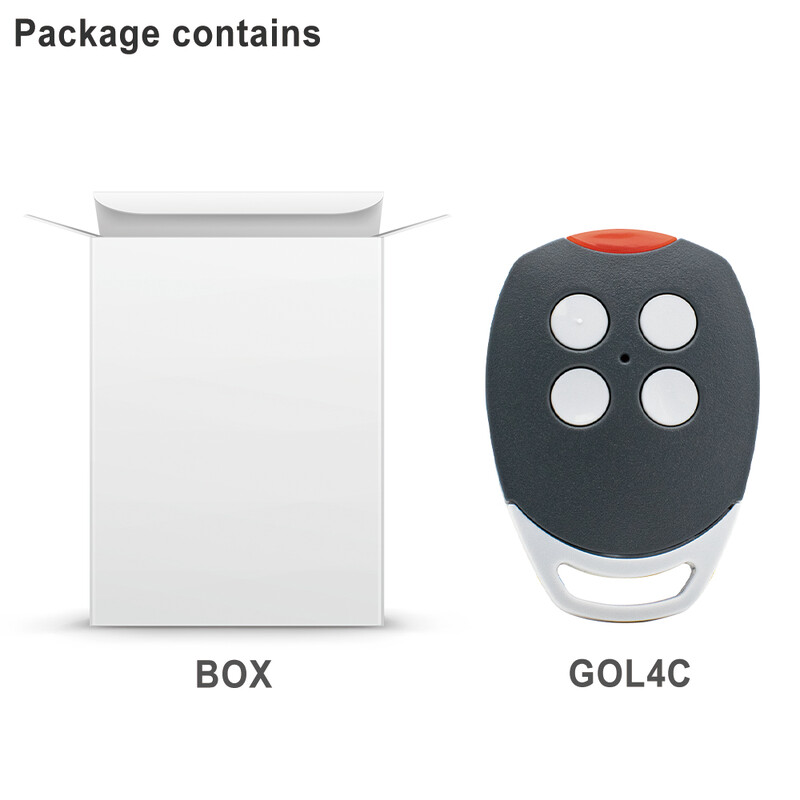 433MHz DITEC GOL4C garažo durų atidarytuvas Kloninis nuotolinio valdymo pultas Fiksuoto kodo DITEC siųstuvo garažo komanda