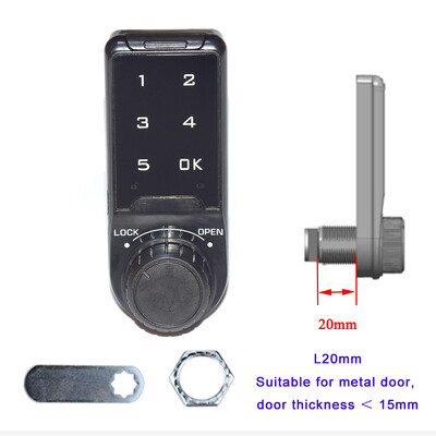 Elektriskā skārientastatūra Digitālā paroles koda skapja atvilktņu slēdzene mājas biroja viesnīcas sporta zālei peldbaseinam