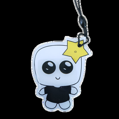 1 vnt. animacinių filmų lašų klijai EM4305 T5577 lustas RFID tuščia kortelė 125 khz perrašomas pultelis ID Llavero Porta Chave proximity, rašomas