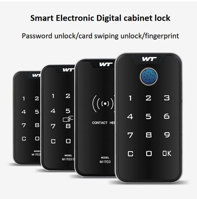 Smart Gym Locker Cabinet Keypad Fingerprint Digital Password Rfid Card Rfid Card Lock