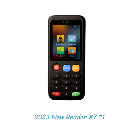 Нов Rfid четец на смарт карти X7 125khz Badge Copier 13.56mhz Nfc декодер Дубликатор Ic Id Chip Tag Clone Ntag213 215 Key Writer