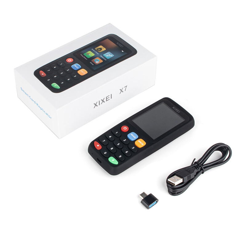 Naujas Rfid Smart Card Reader X7 125khz ženklelio kopijavimo aparatas 13.56mhz Nfc dekoderis daugiklis Ic Id Chip Tag Clone Ntag213 215 Key Writer